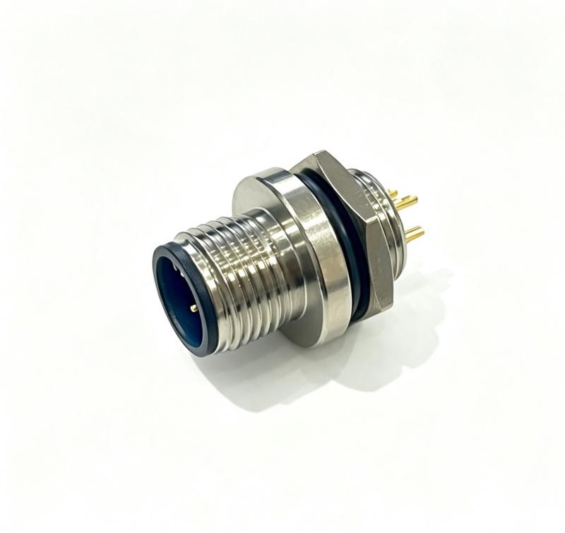M12 板式安装连接器